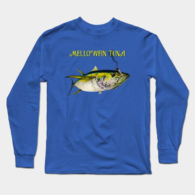 MELLOWFIN TUNA Long Sleeve T-Shirt by Art by Paul